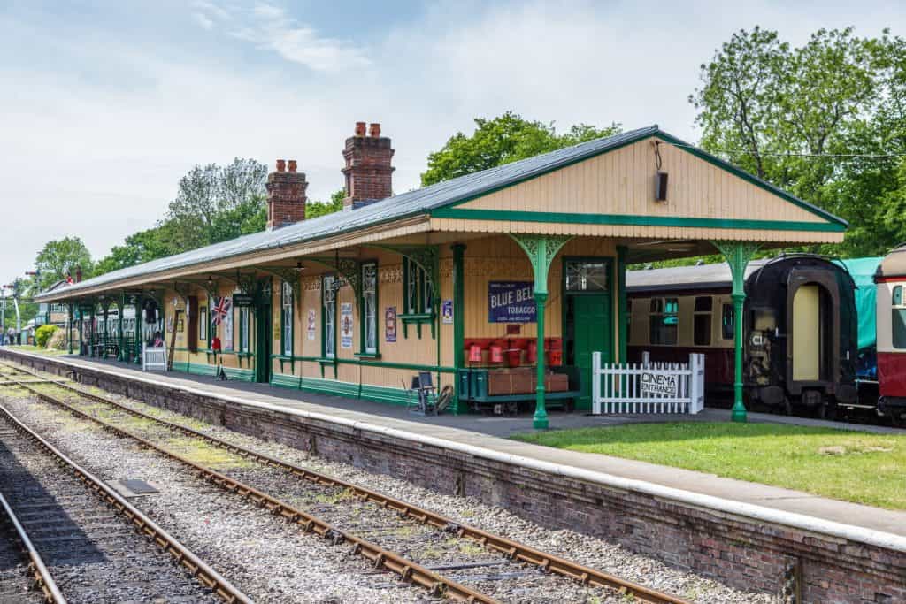 Horsted Keynes Station on the Bluebell Heritage Railway