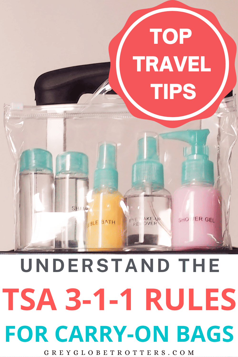 TSA liquids carry on rules - what to pack in your hand luggage